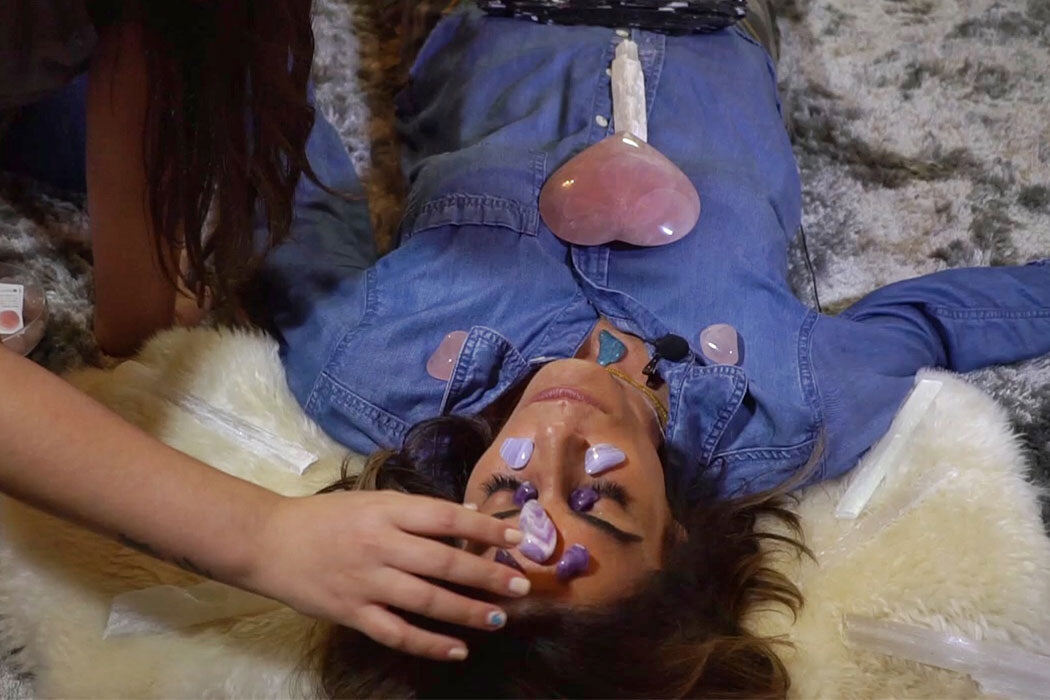 We're Calling This Crystal Body Grid the 'Crystal Tranquilizer Treatment'