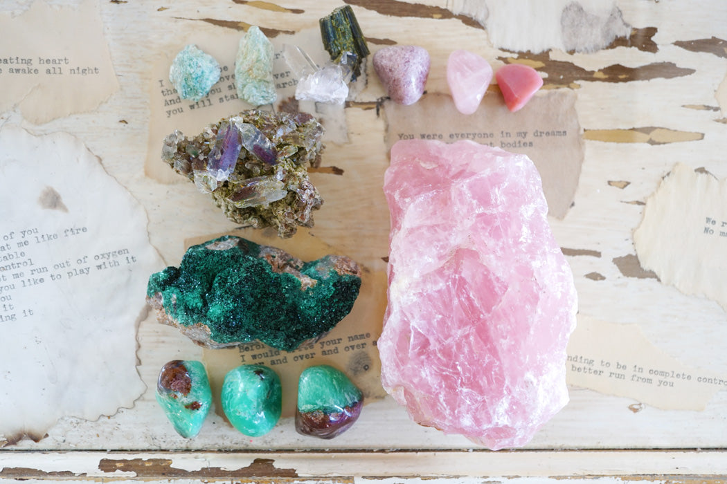 Heart Chakra Stones: Get Out of Your Head + Open Your Heart
