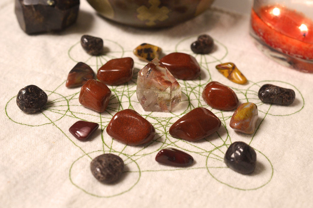 Red Gemstones.  Red gemstones, Stones and crystals, Crystal healing stones