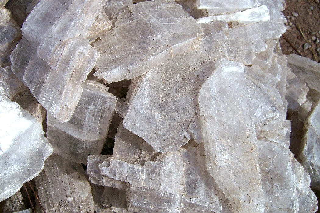 selenite crystals
