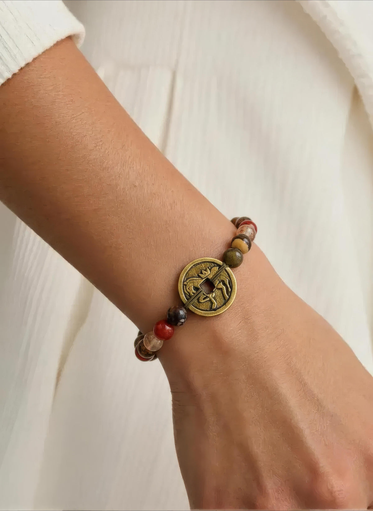 Year of the Fire Horse Coin Bracelet