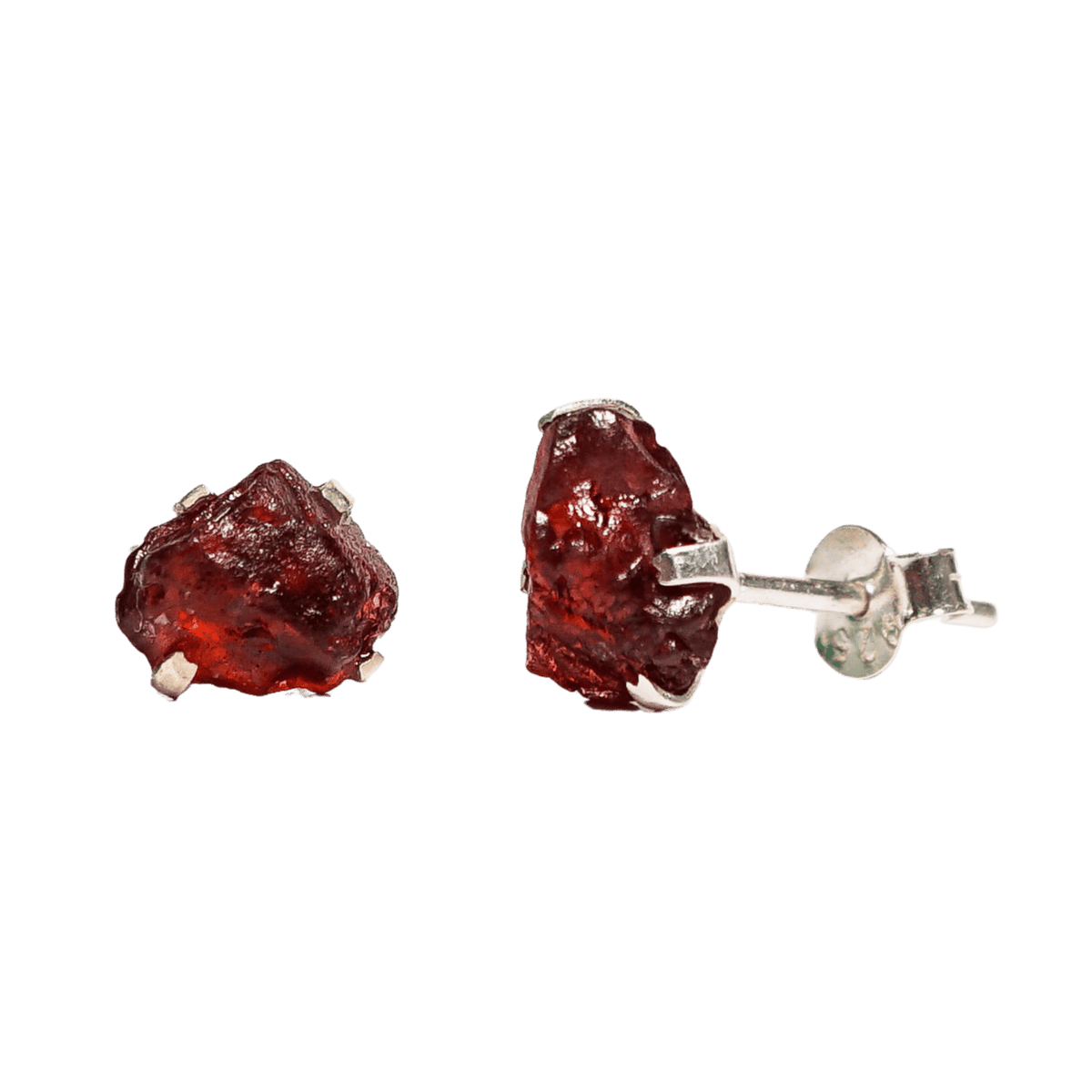 Garnet Crystal Earrings