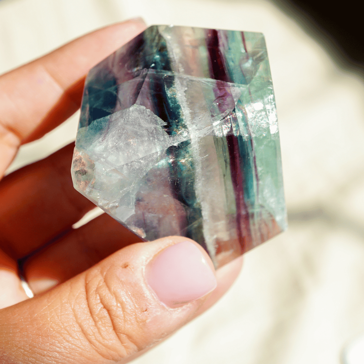 AA-grade Durango Fluorite Freeform