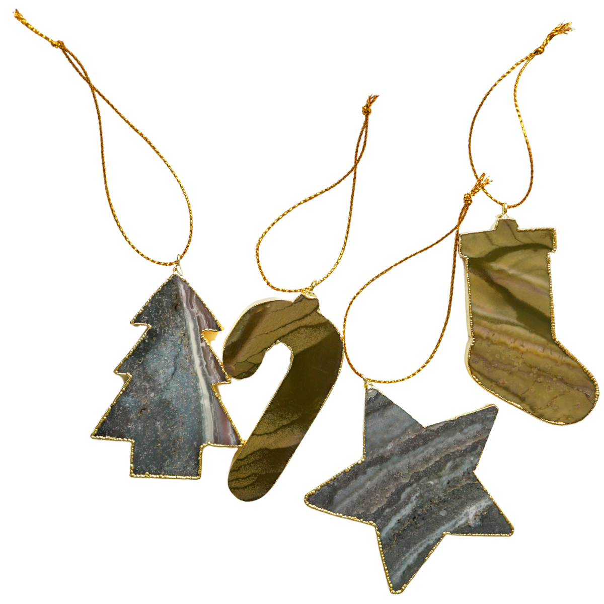 Agate Star Ornament