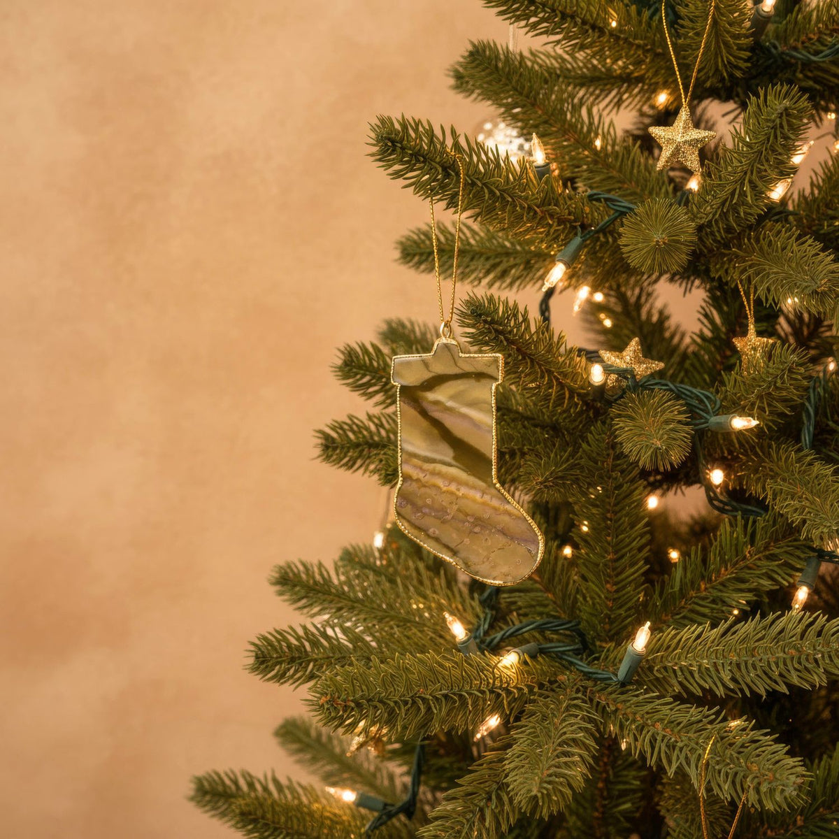 Agate Stocking Ornament