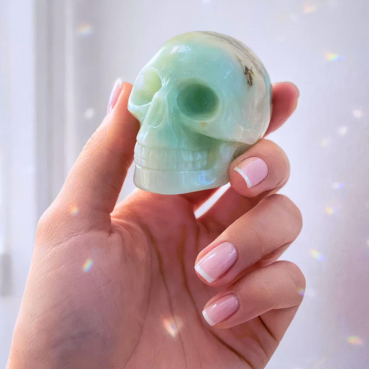 Amazonite Skull