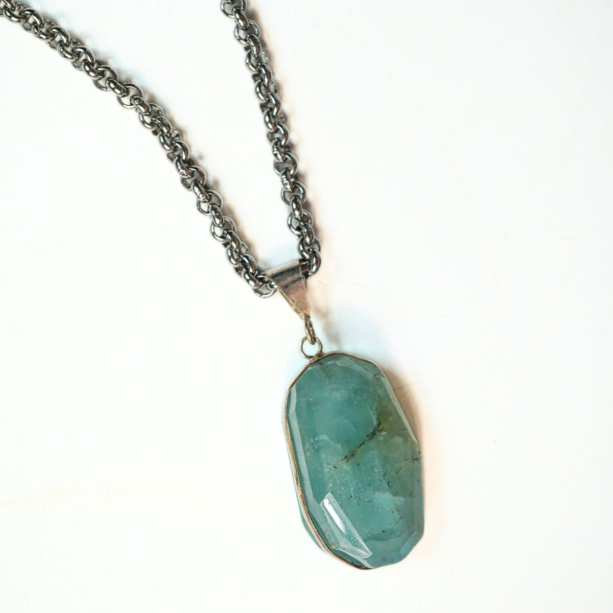 Aquamarine Pendant Necklace