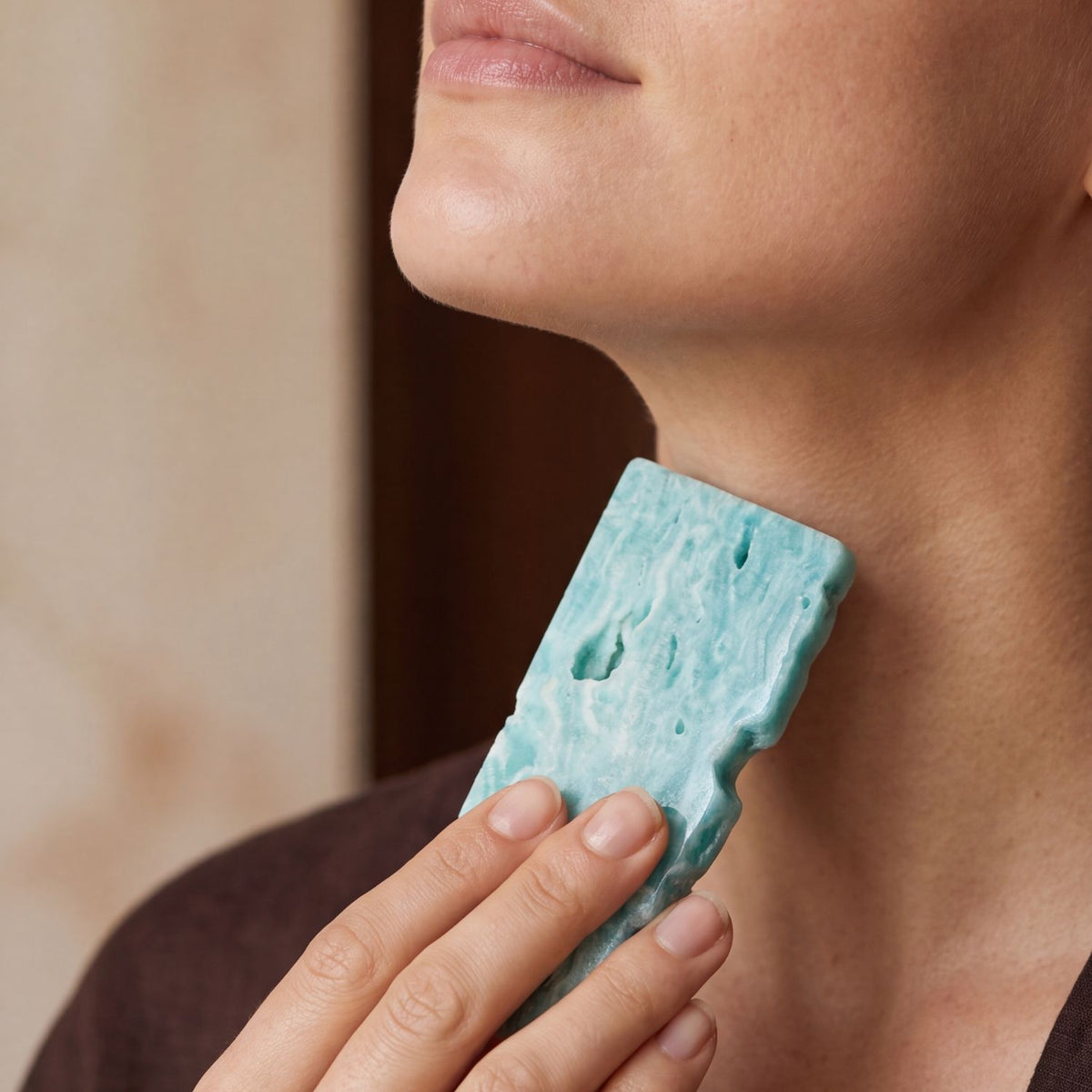 Blue Aragonite Plate