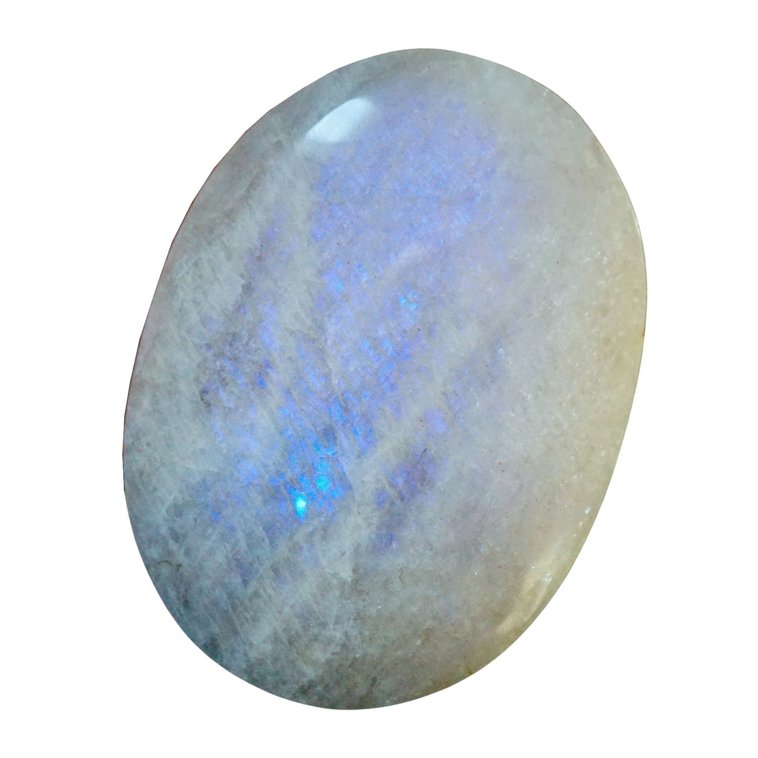 Blue Moonstone Touchstone | Crystal for New Beginnings & Intuition