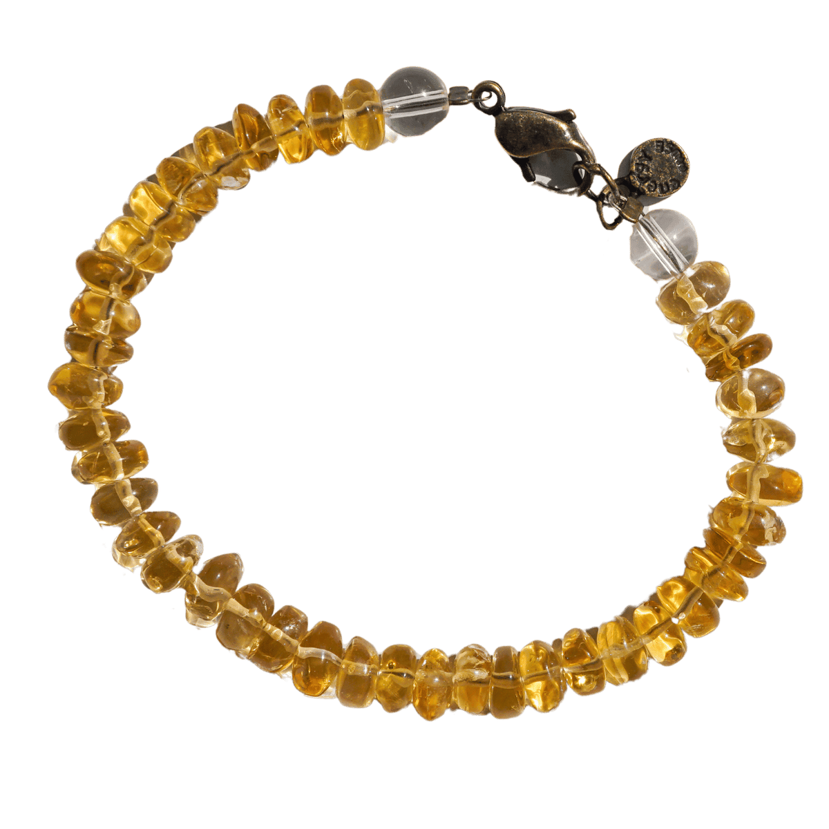 Citrine Rondelle One-of-a-Kind Bracelet