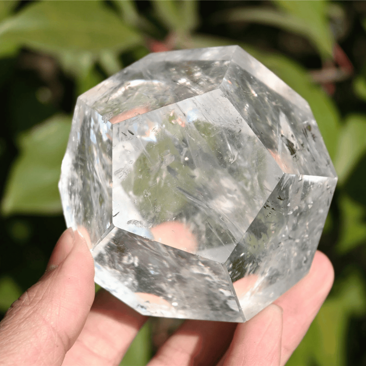 Clear Quartz Dodecahedron