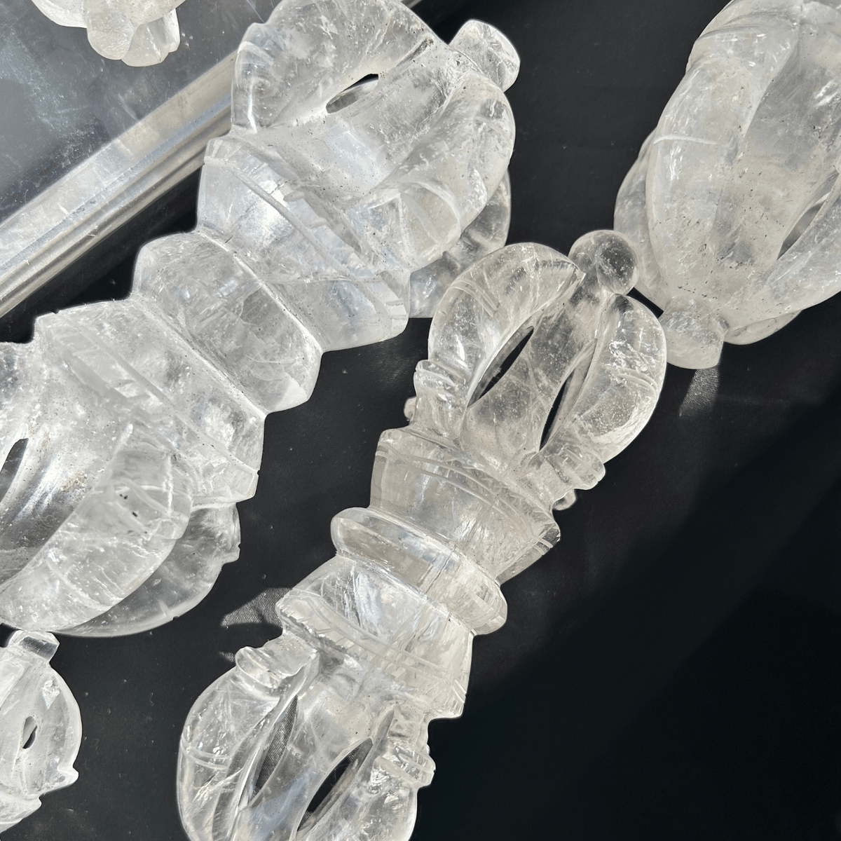 Clear Quartz Single Dorje (Vajra)