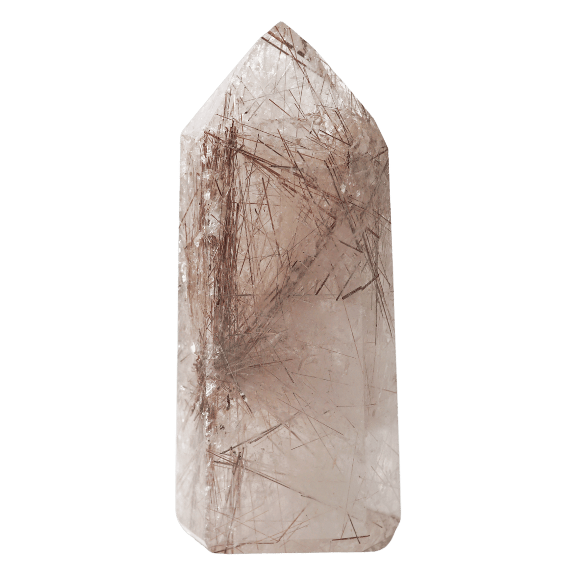 Copper Rutilated Quartz Point