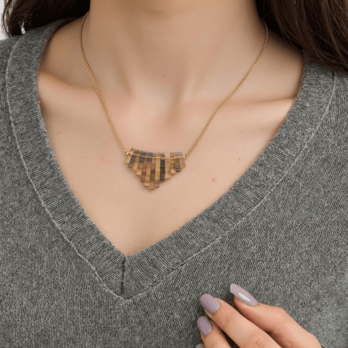 Fluorite Collar Necklace