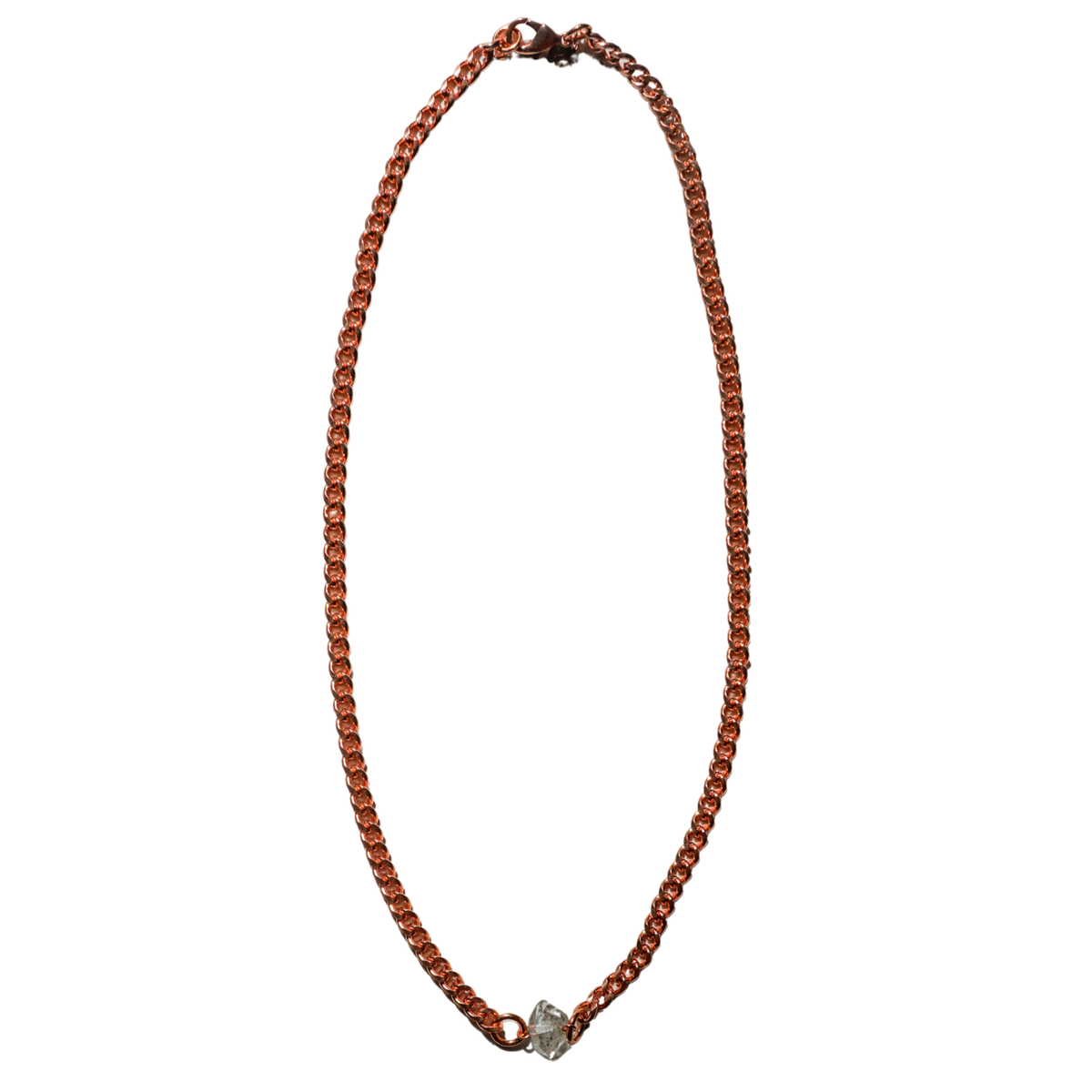 Herkimer Diamond with Copper Necklace