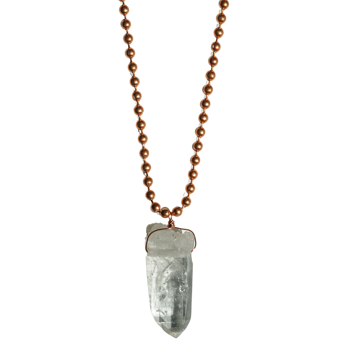 Himalayan Quartz Copper Necklace