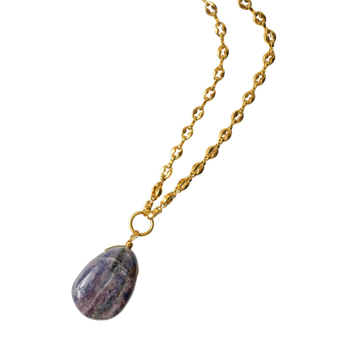 Iolite Pendant Necklace