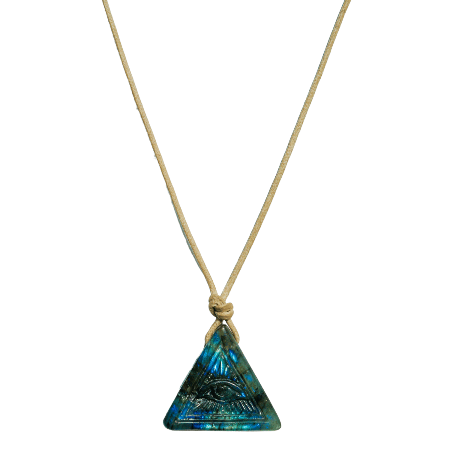 Labradorite All-Seeing Eye Necklace | Energy Muse