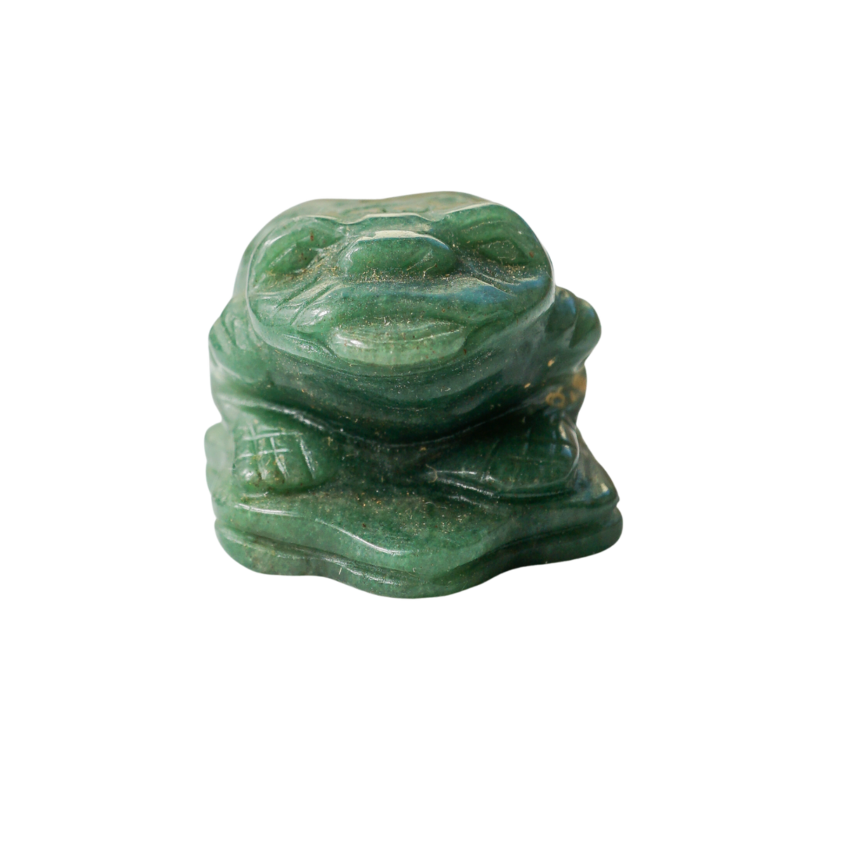 Mini Aventurine Money Frog