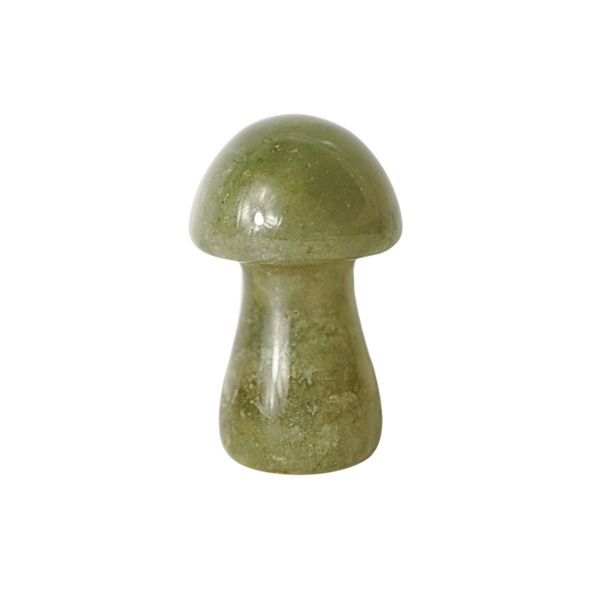 Moss Agate Mushroom Car Vent Clip