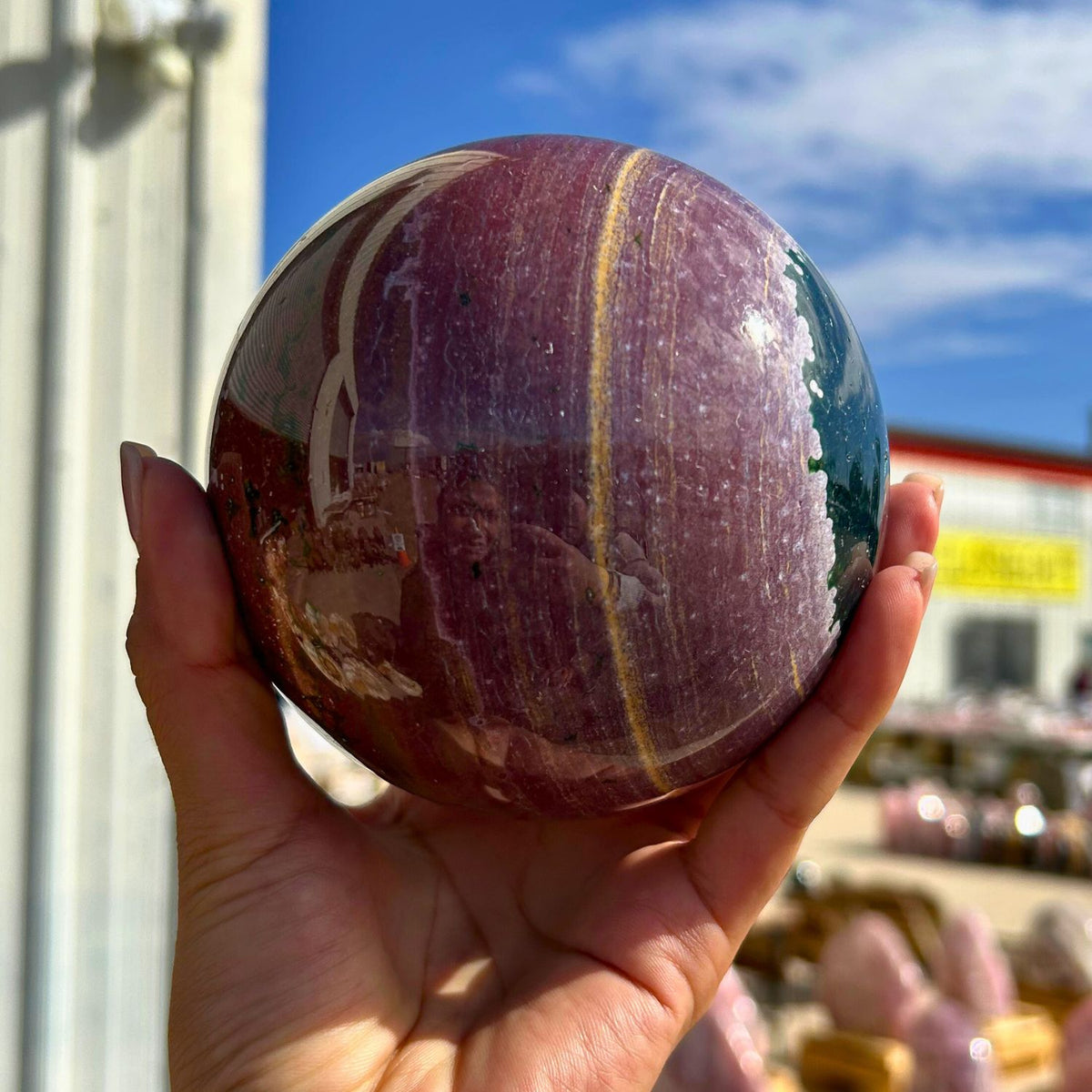 Ocean Jasper Sphere • F