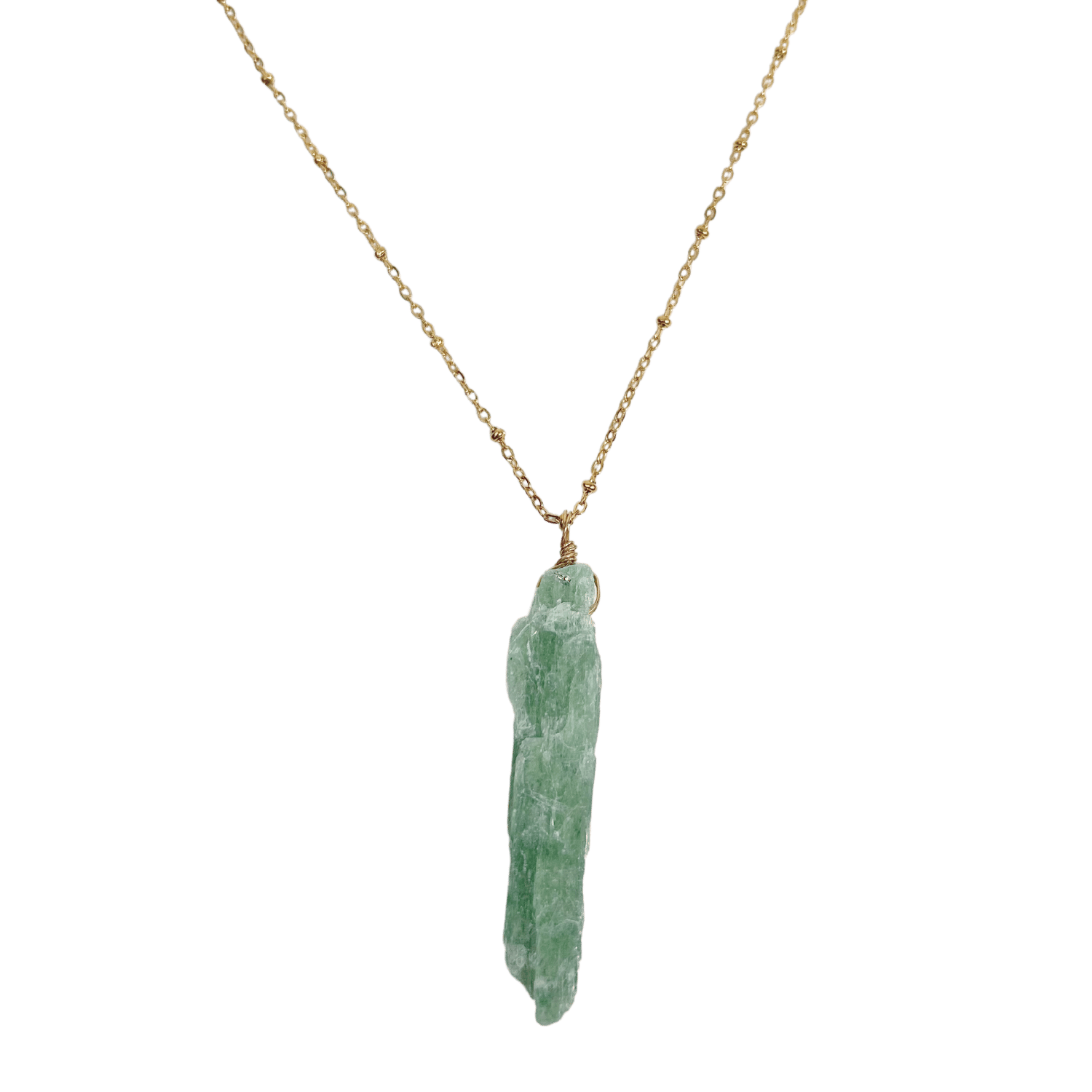 Green Kyanite Necklace | Shop Green Kyanite Jewelry – Energy Muse