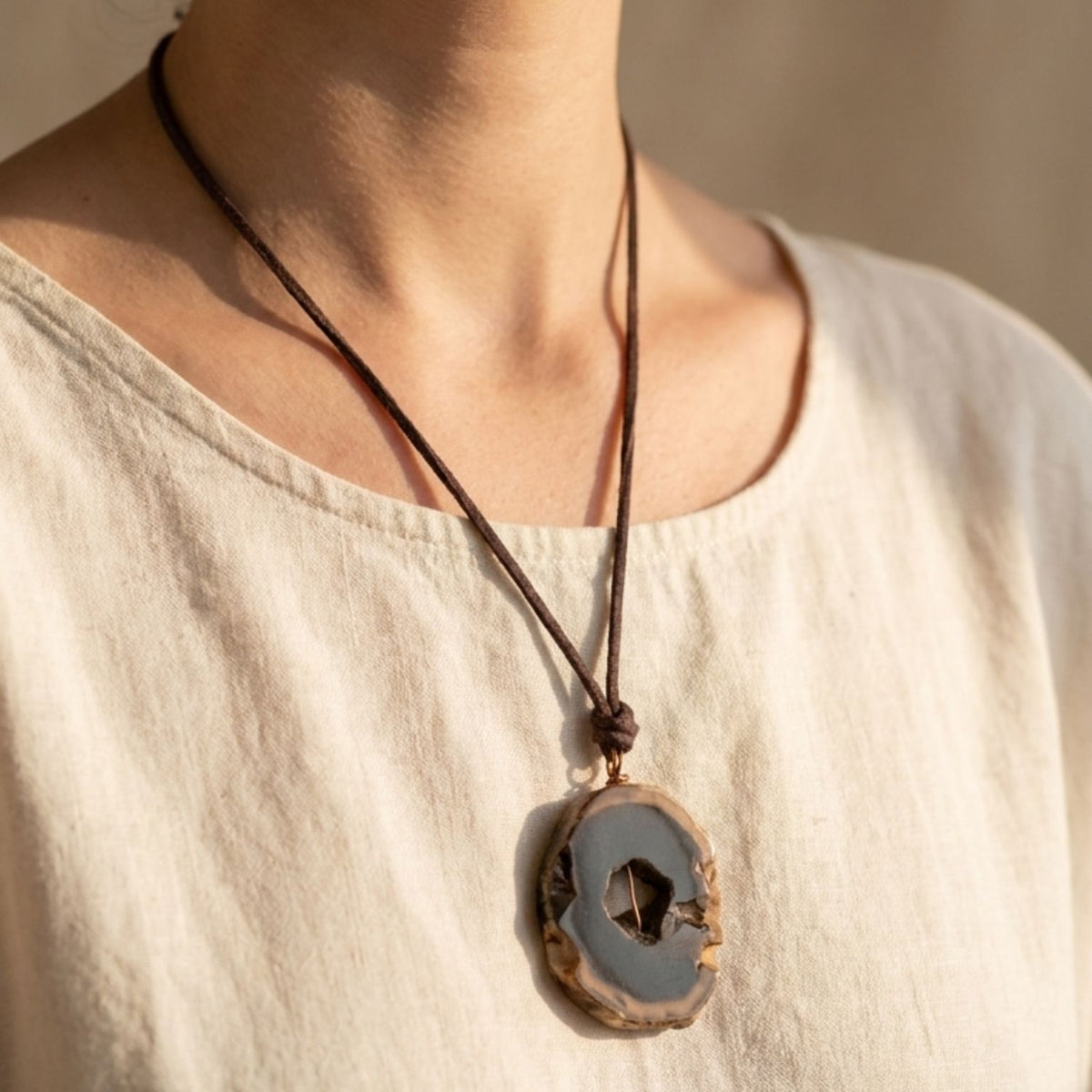 Petrified Wood Necklace