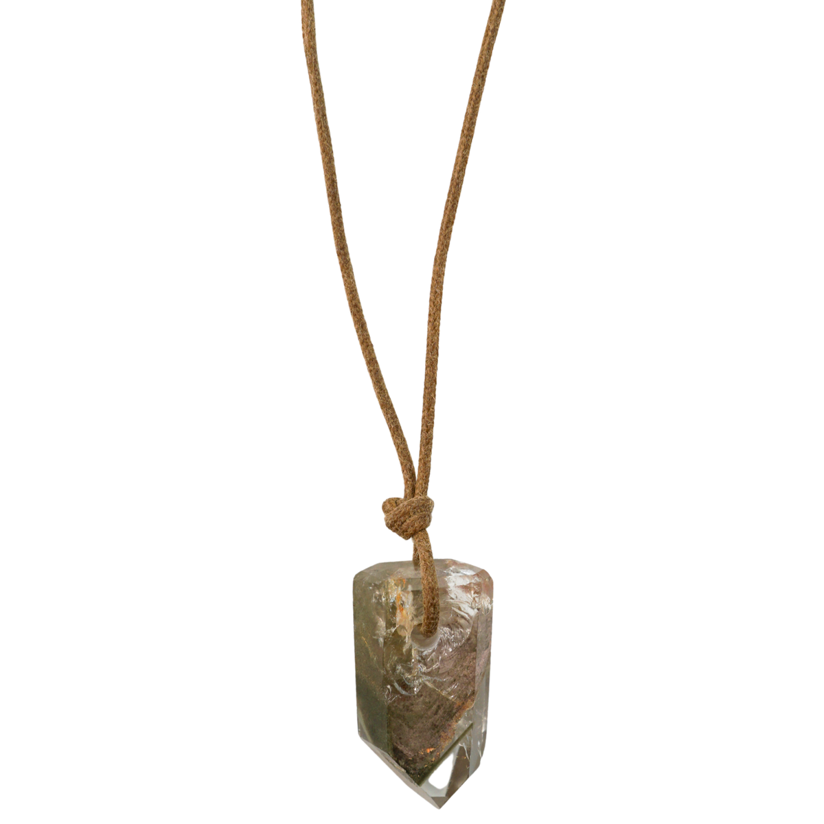 Phantom Quartz Pendant Necklace
