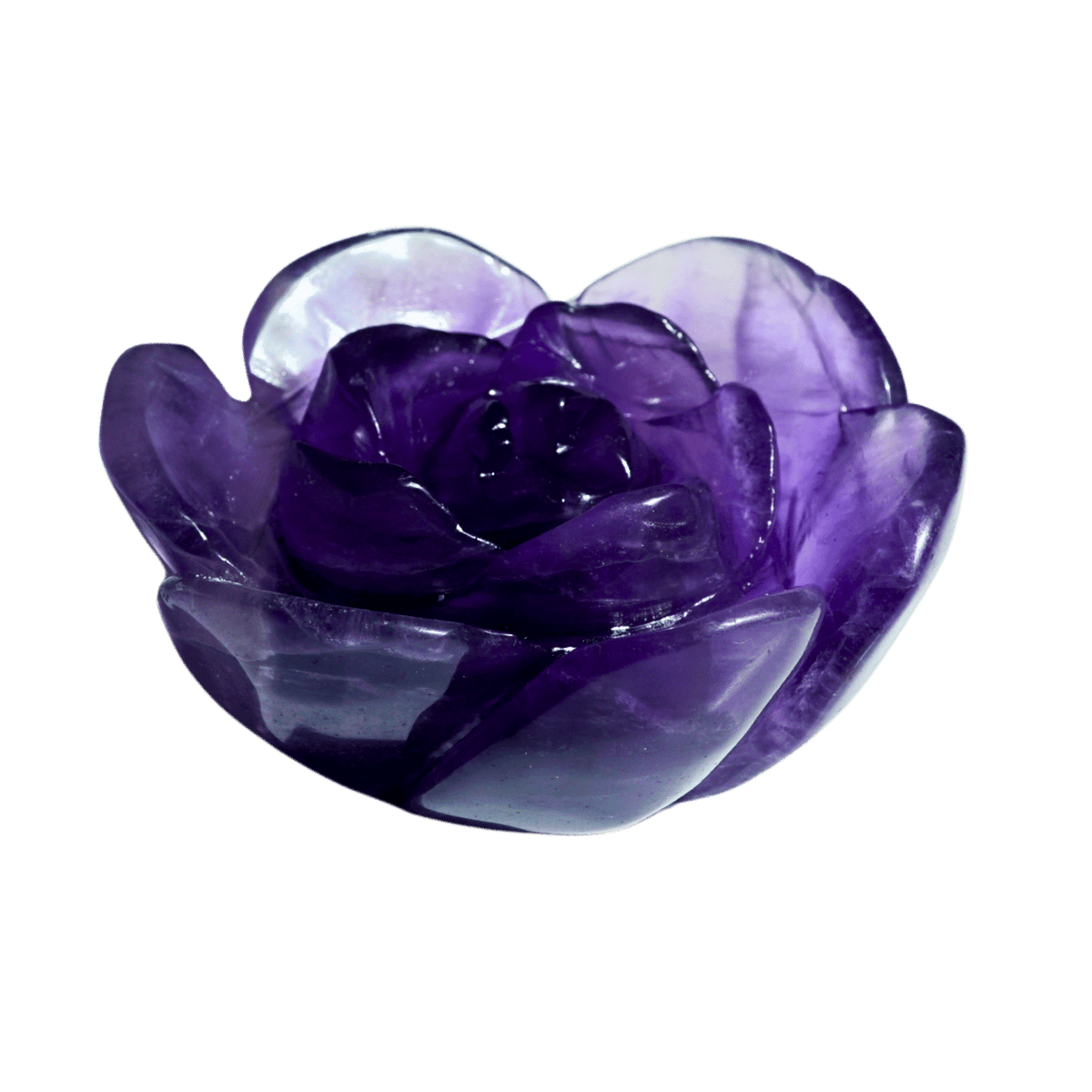 Purple Fluorite Flower