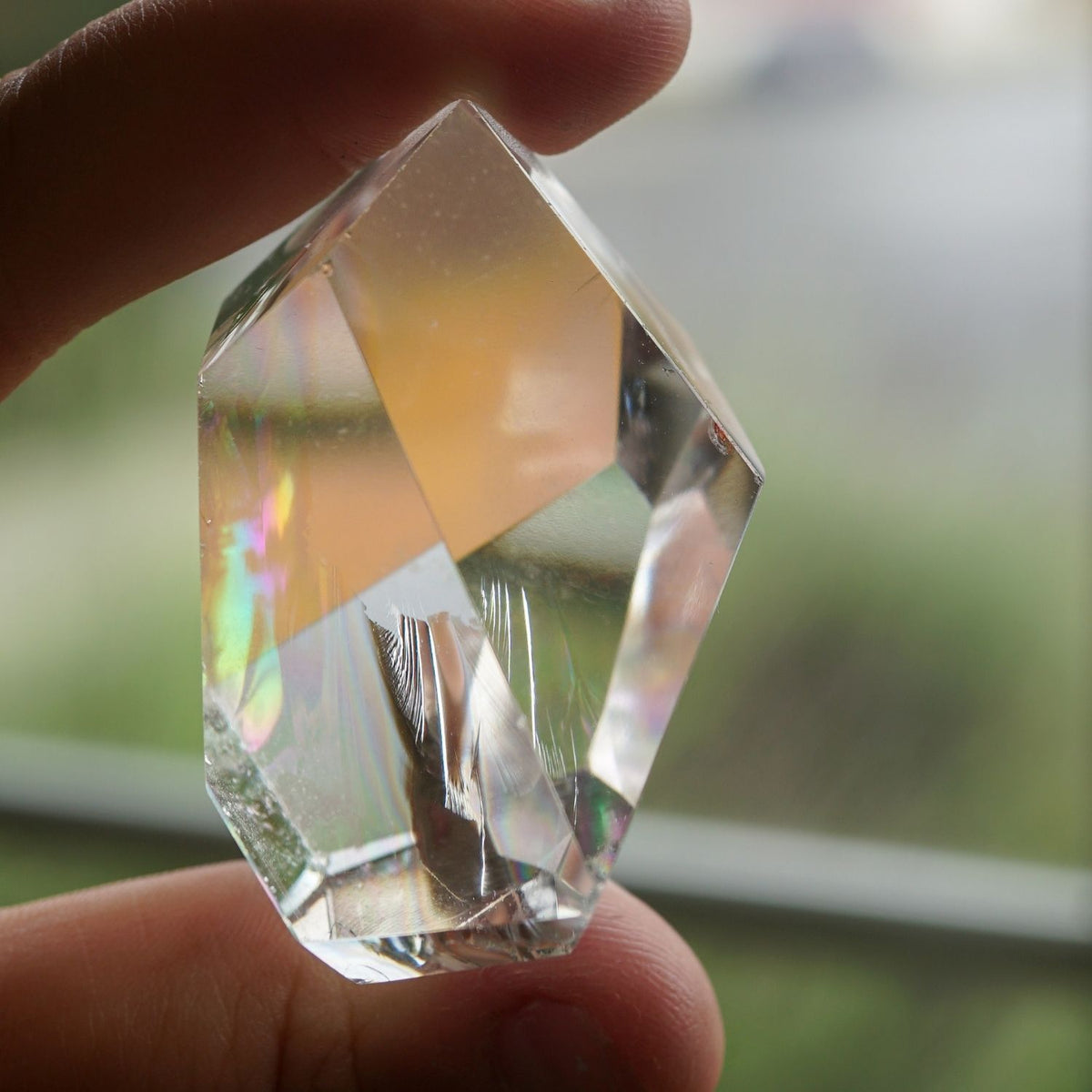 Rainbow Clear Quartz Freeform