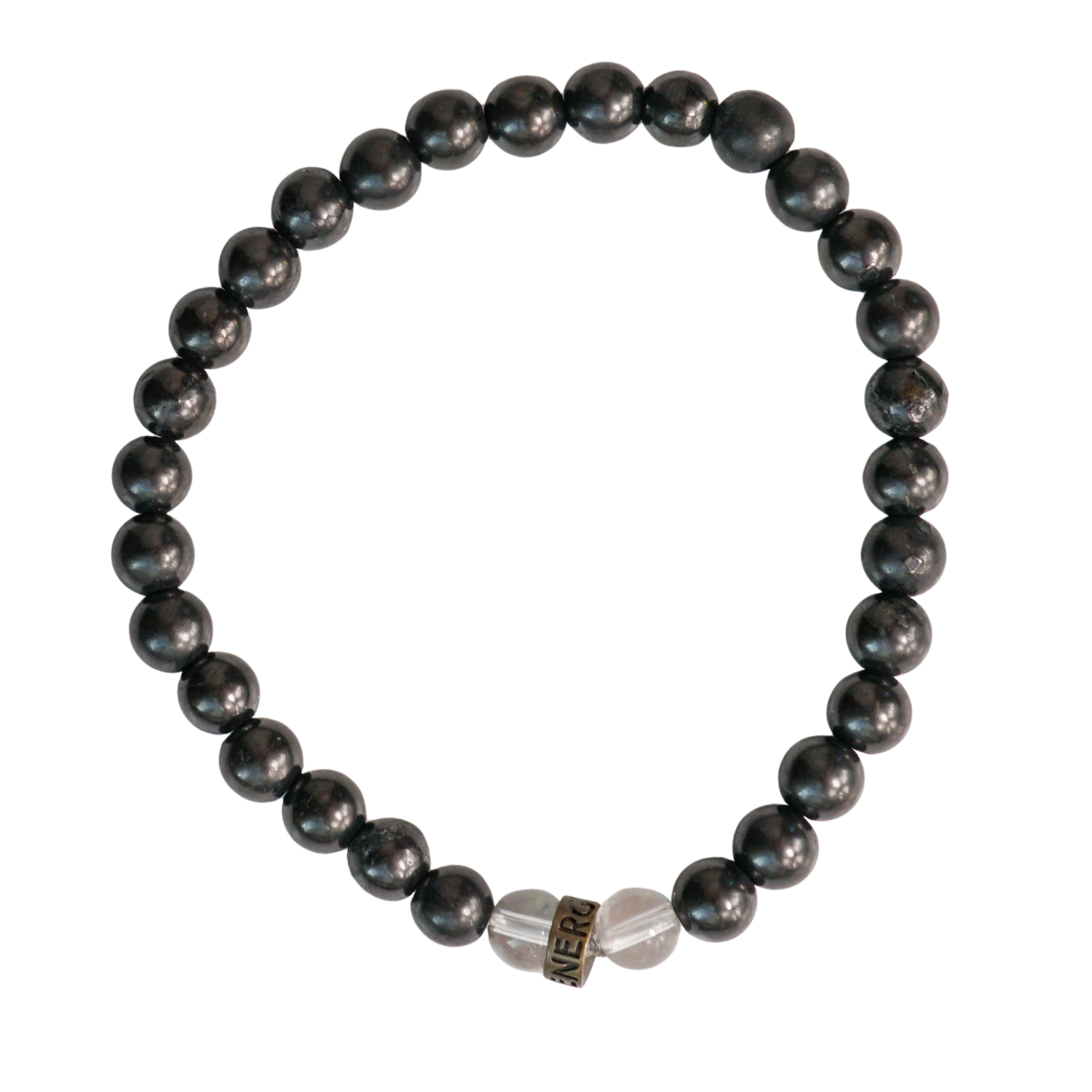 Shungite Bracelet – Shungite & Clear Quartz Protection Bracelet