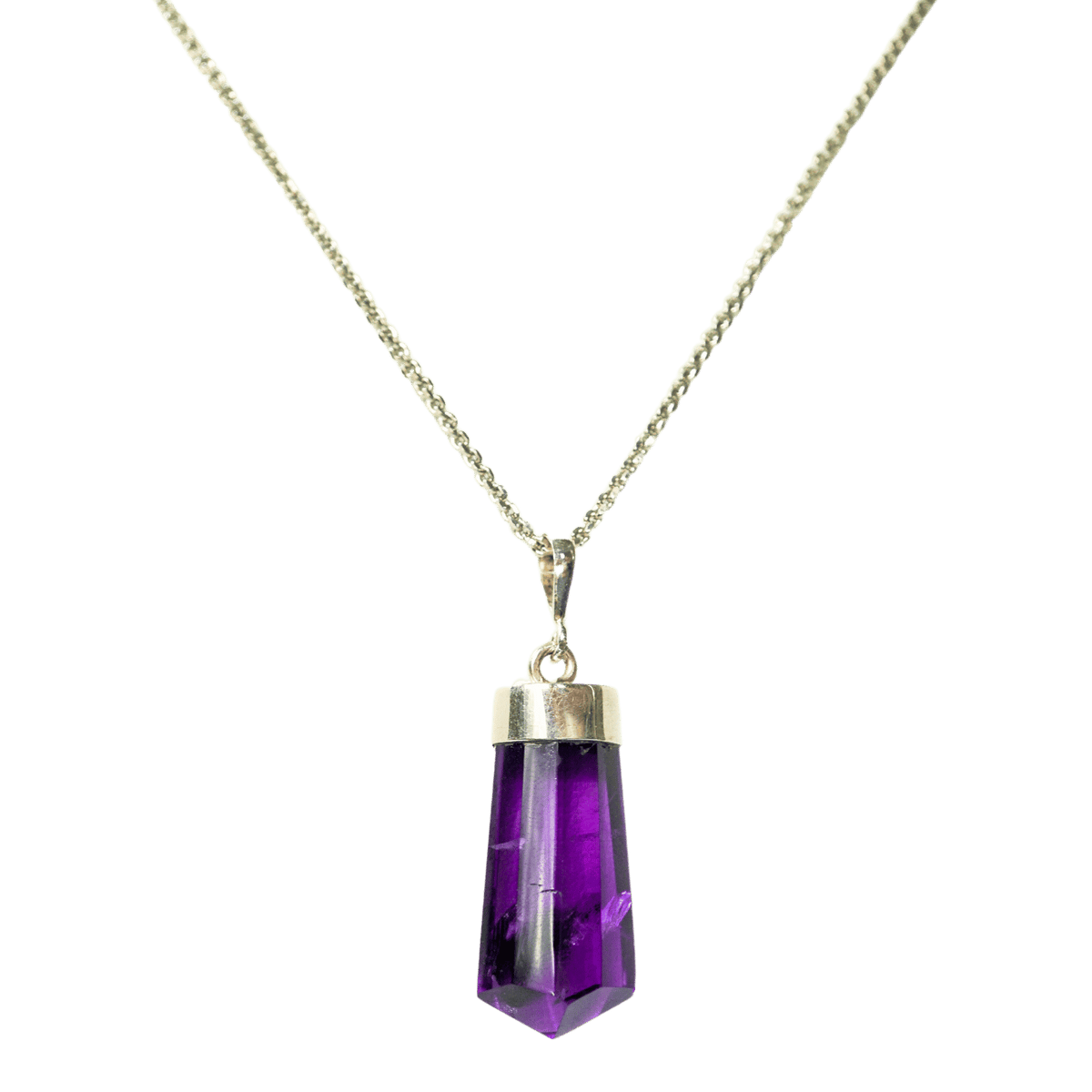 Siberian Amethyst Pendant Necklace