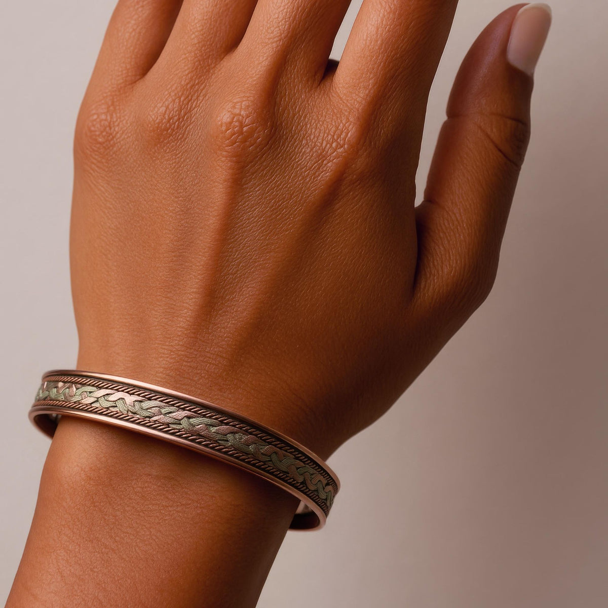 Pure Copper Braided Bracelet