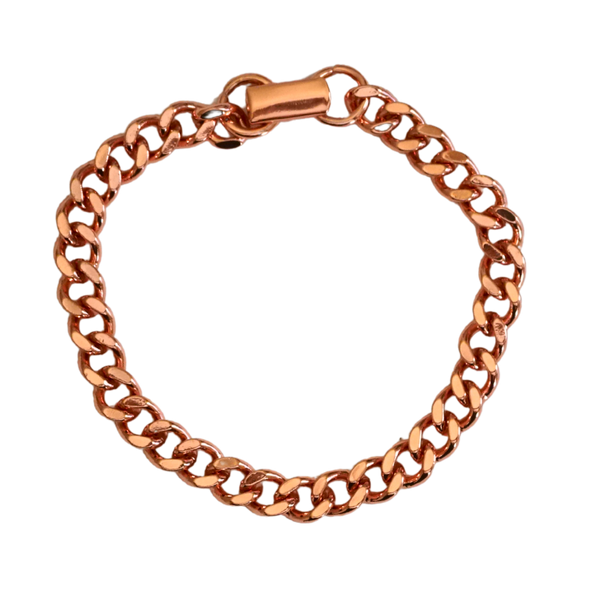 Solid Copper Chain Bracelet