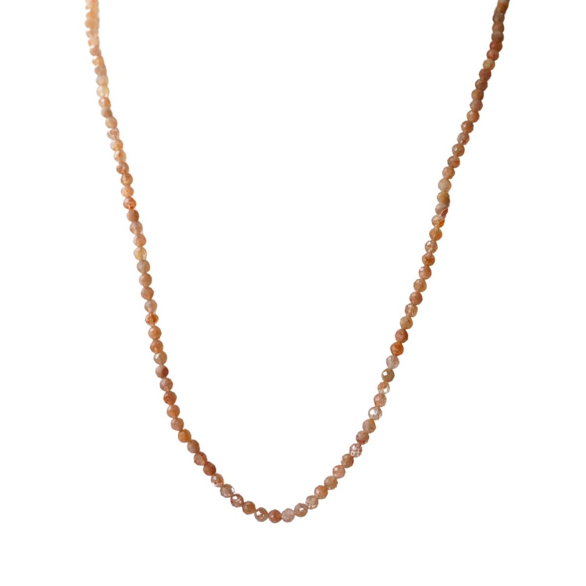 Faceted Sunstone Necklace