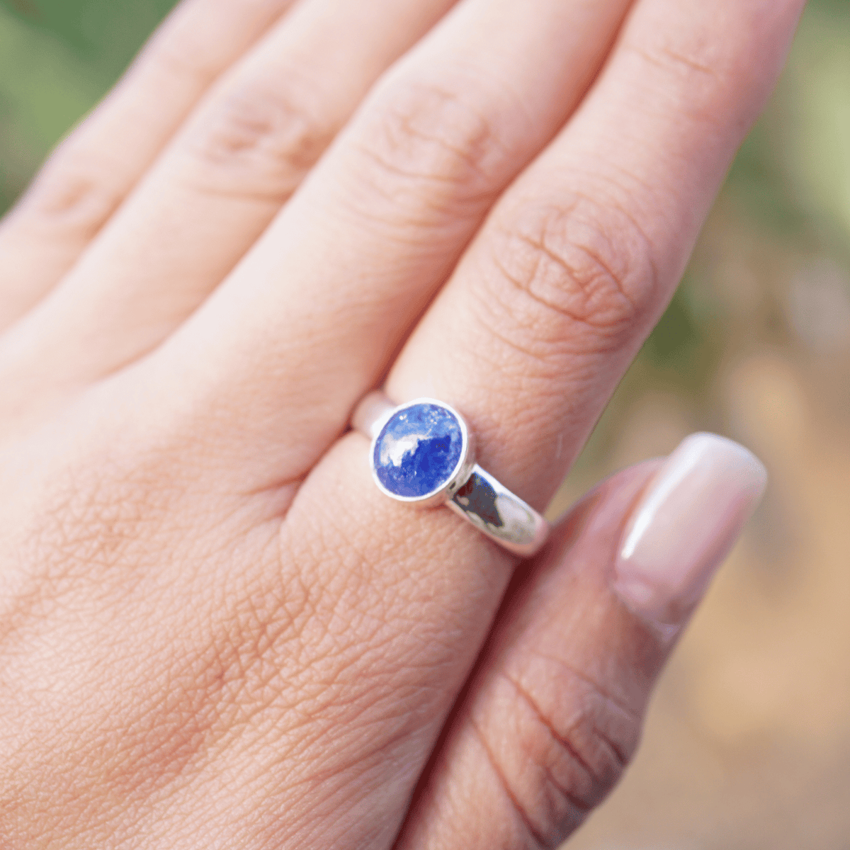 Tanzanite Sterling Silver Ring