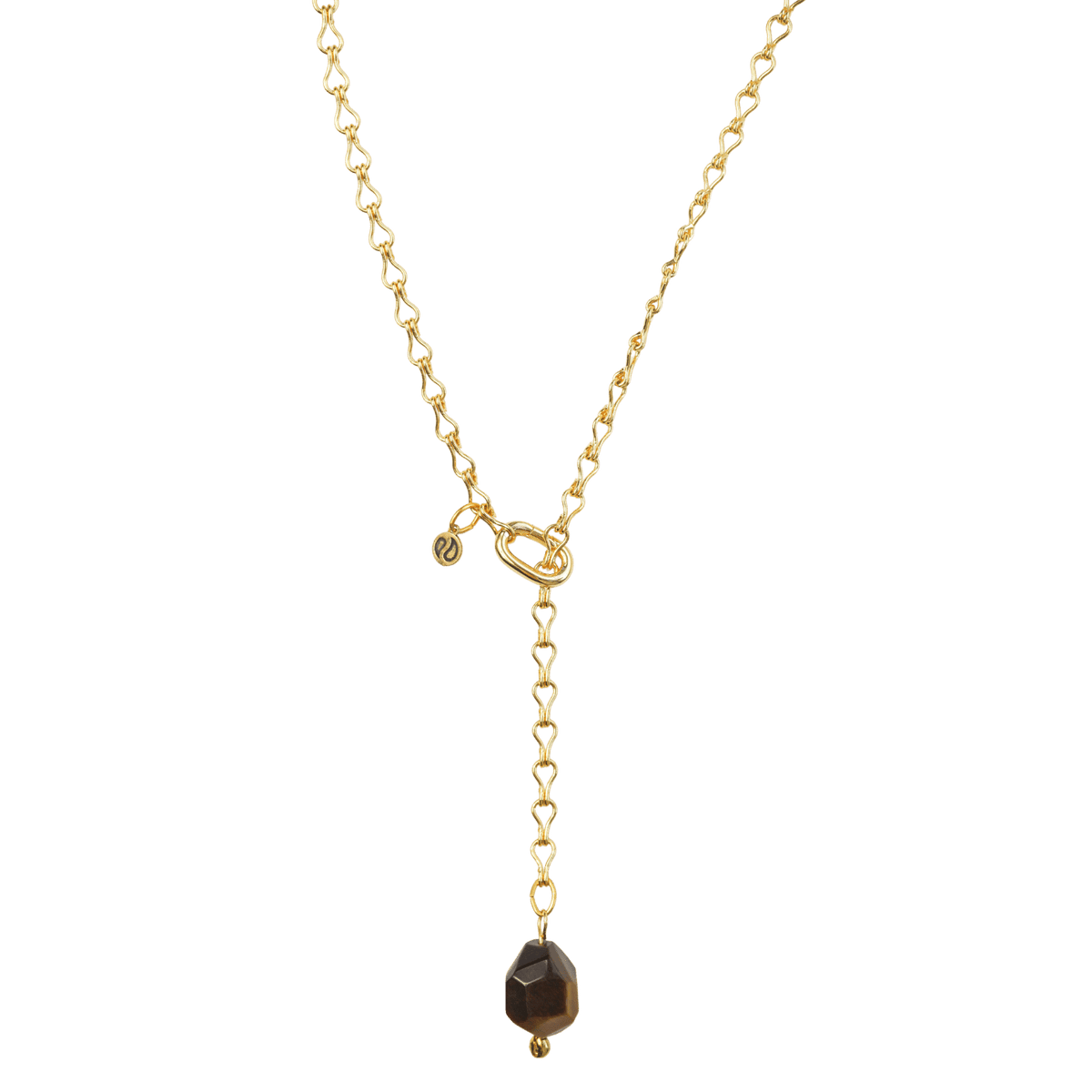 Tiger’s Eye Lariat Necklace