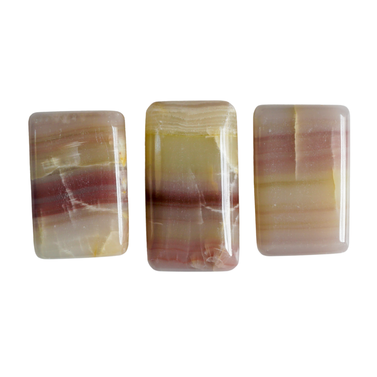 Watermelon Calcite Pillow Stone