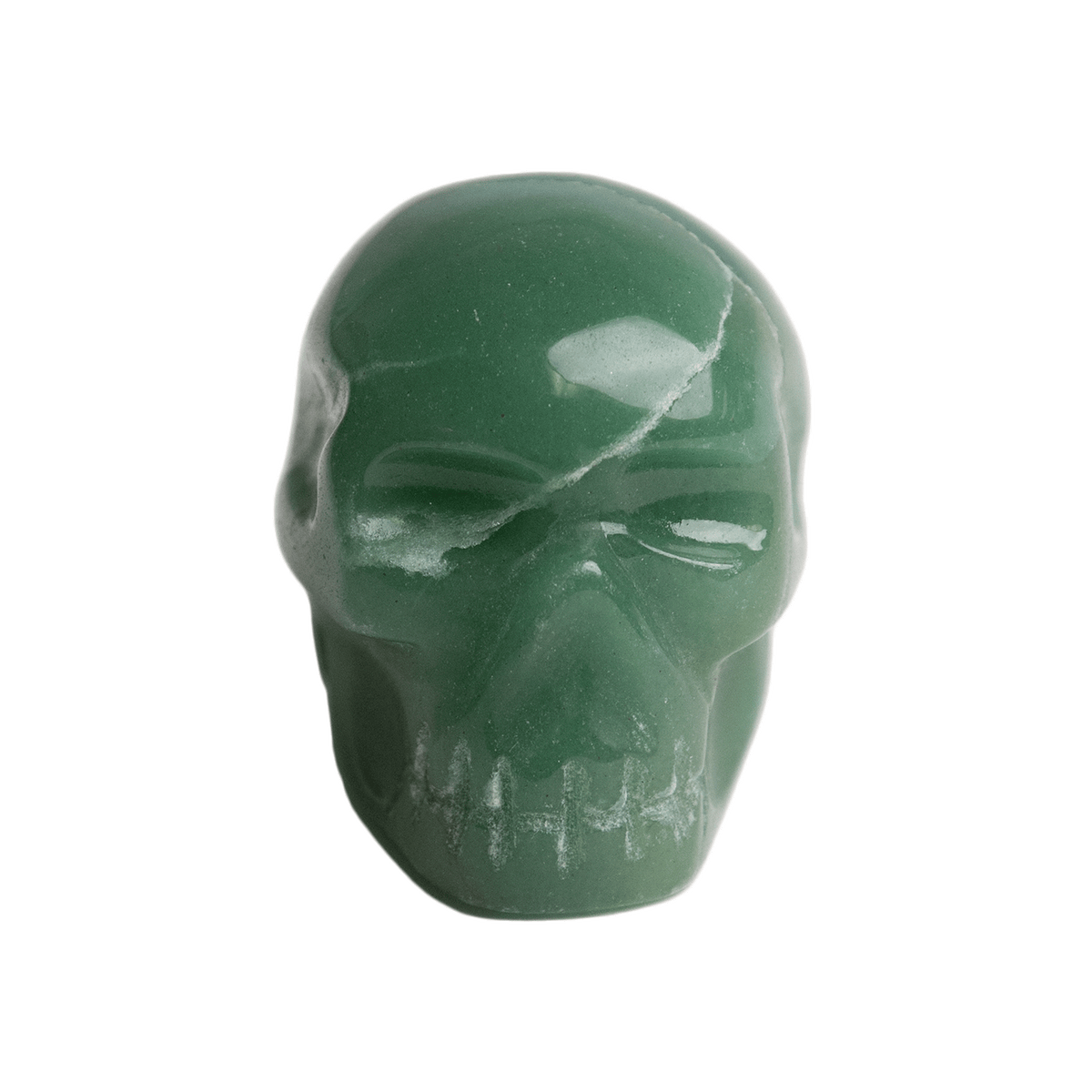Green Aventurine Skull