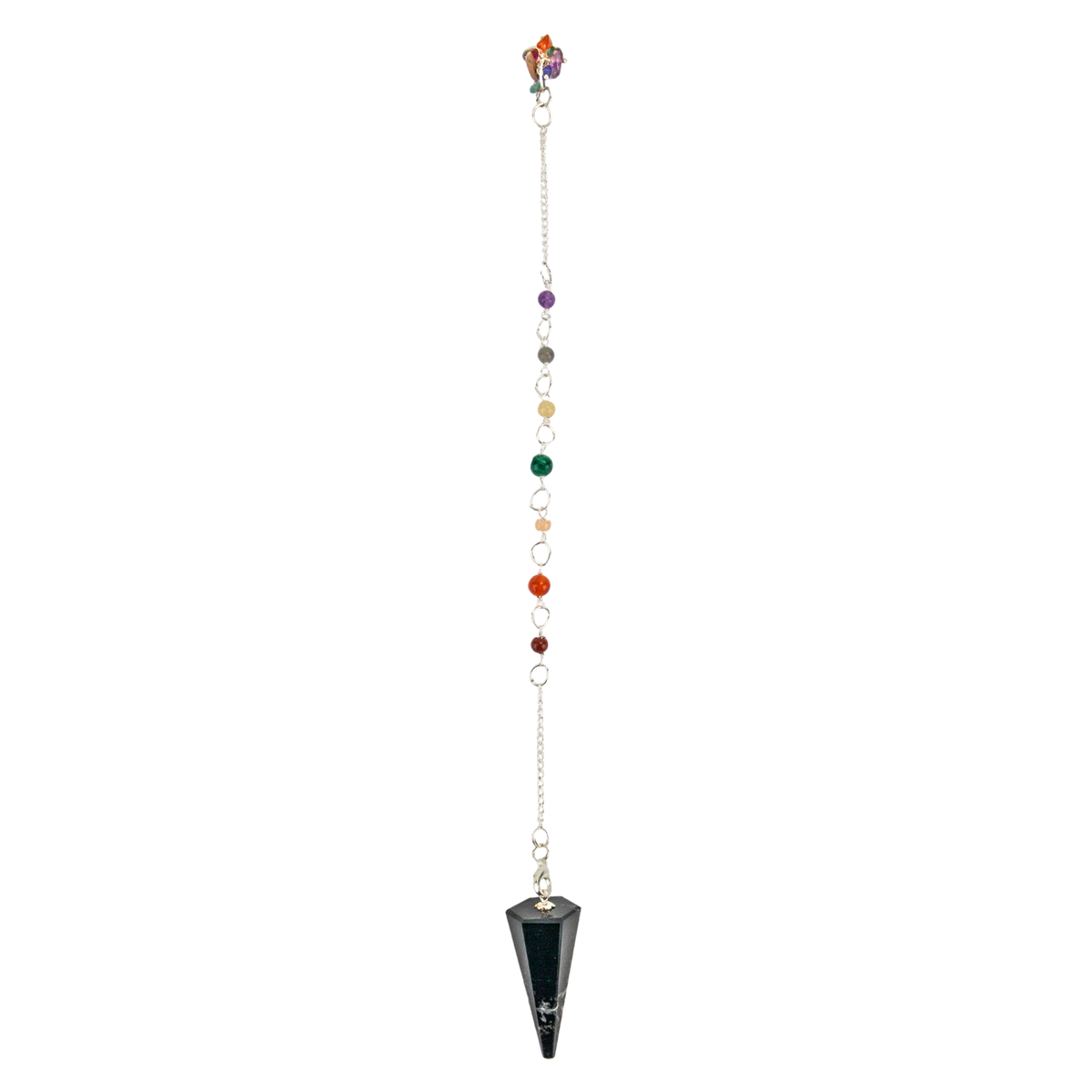 Black Tourmaline Chakra Pendulum