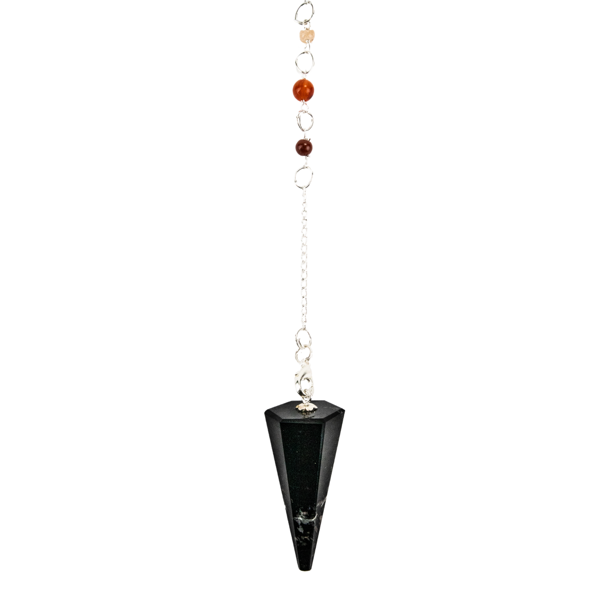 Black Tourmaline Chakra Pendulum