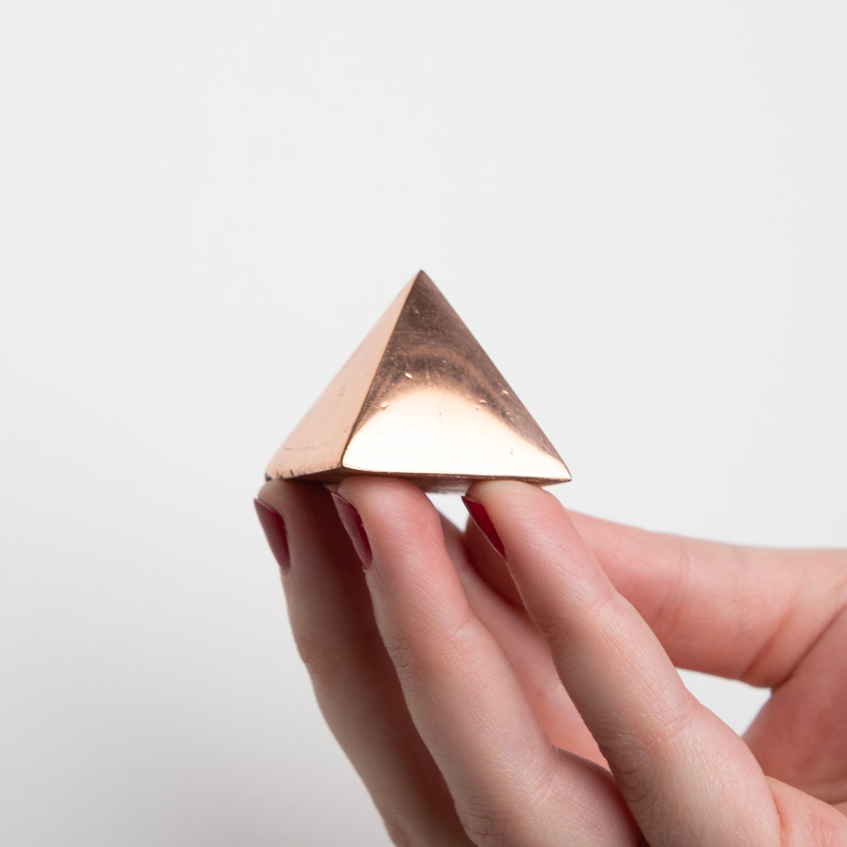 Solid Copper Pyramid
