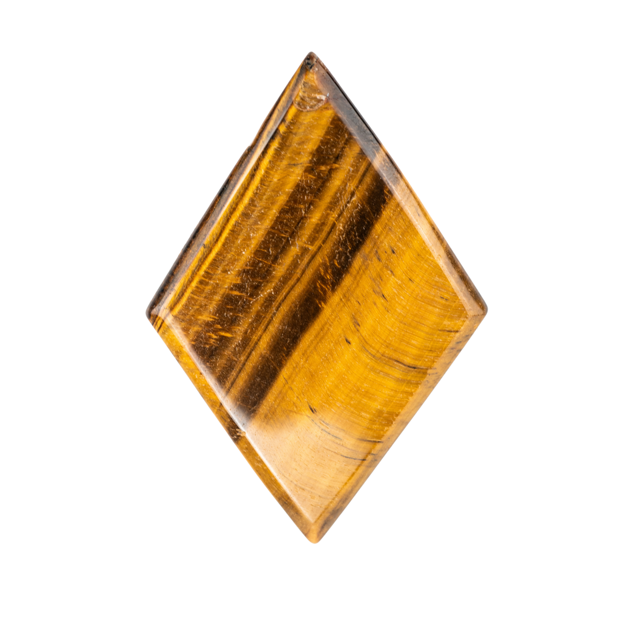 diamond-cut tiger's eye crystal by Energy Muse