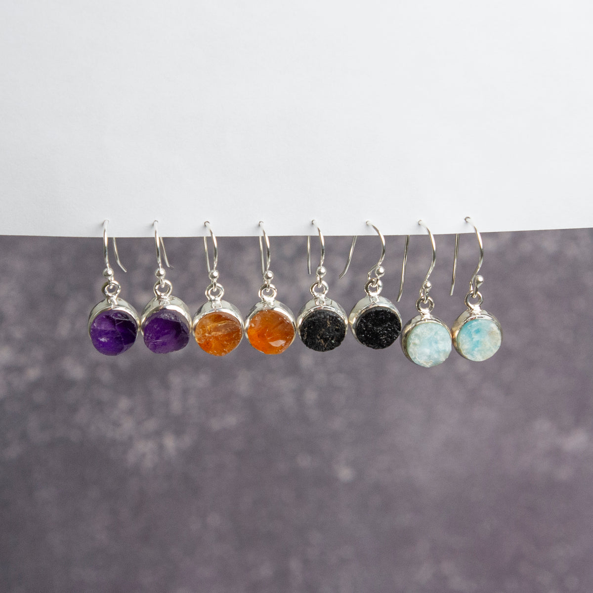 Black Tourmaline Drop Earrings