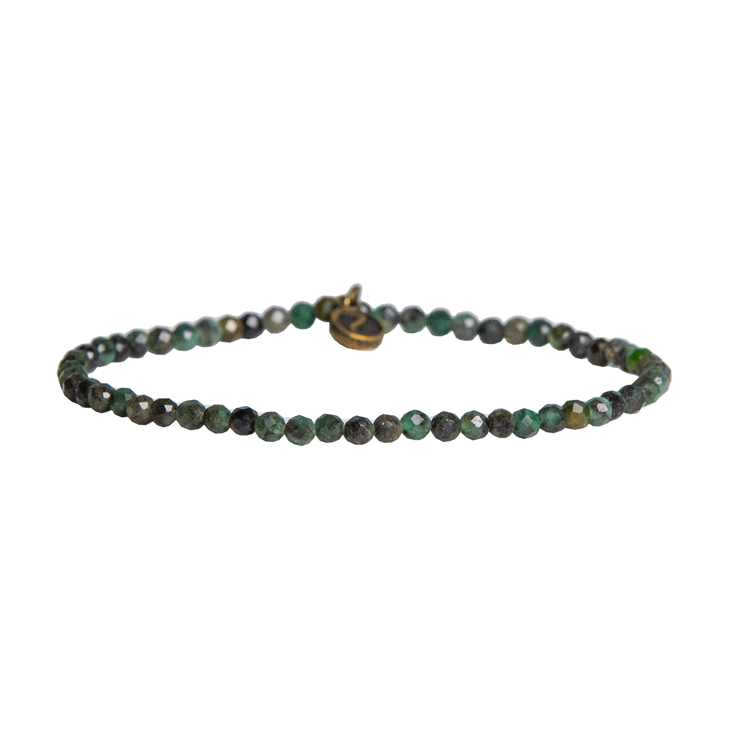 Emerald Mini Gemstone Bracelet Shop Emerald at Energy Muse