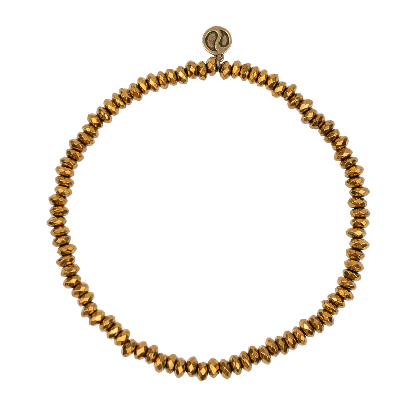 Gold Hematite Mini Gemstone Bracelet