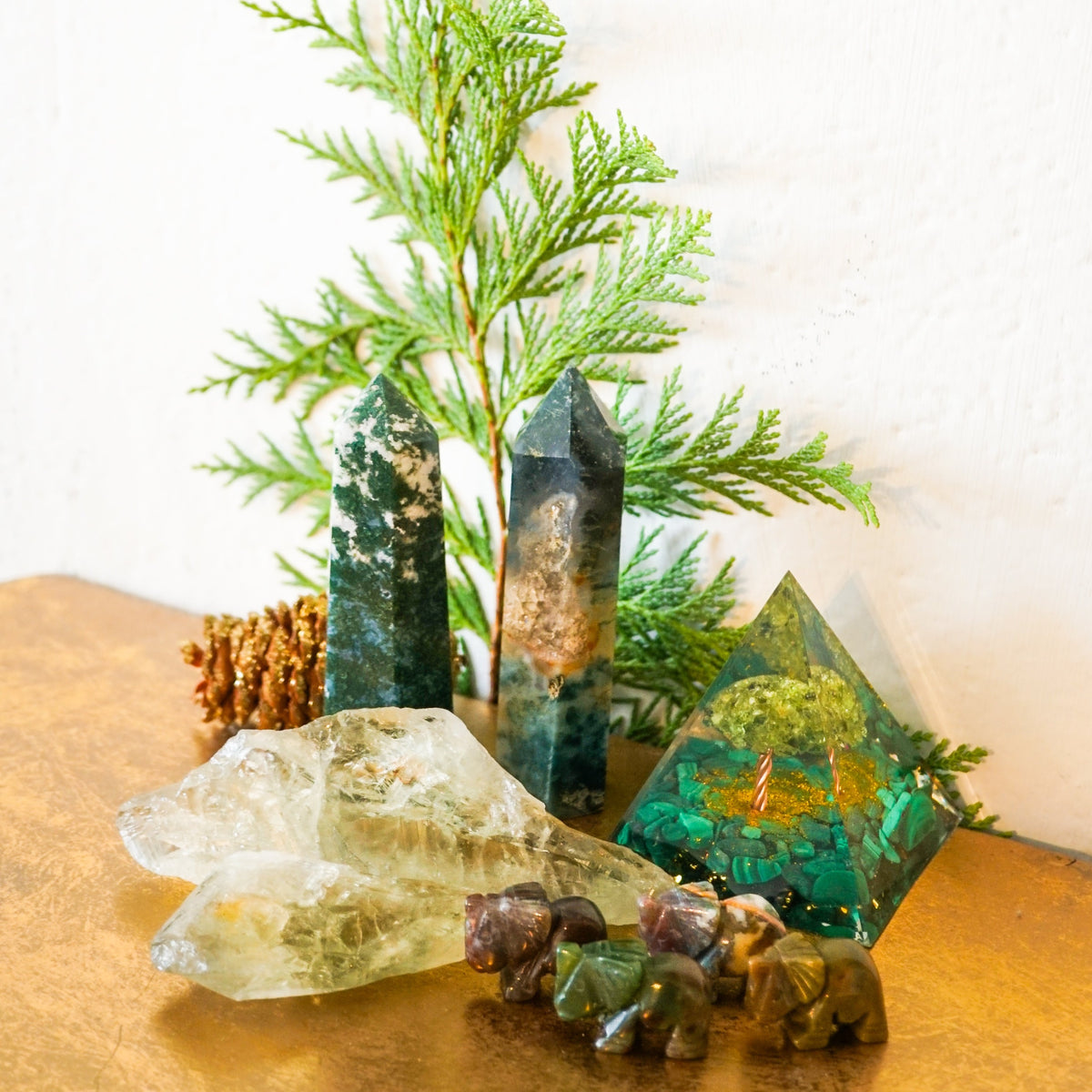 Raw Prasiolite Crystal