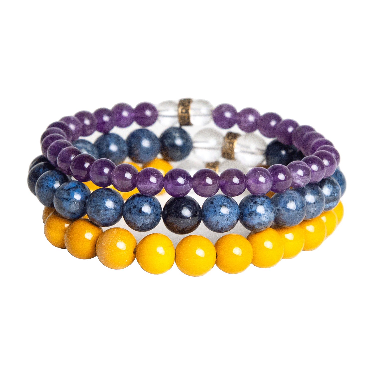 Jupiter Bracelet Set Shop Crystal Bracelets at Energy Muse