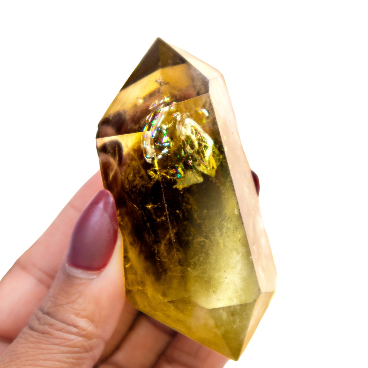 Lemon Topaz Double Terminated Point