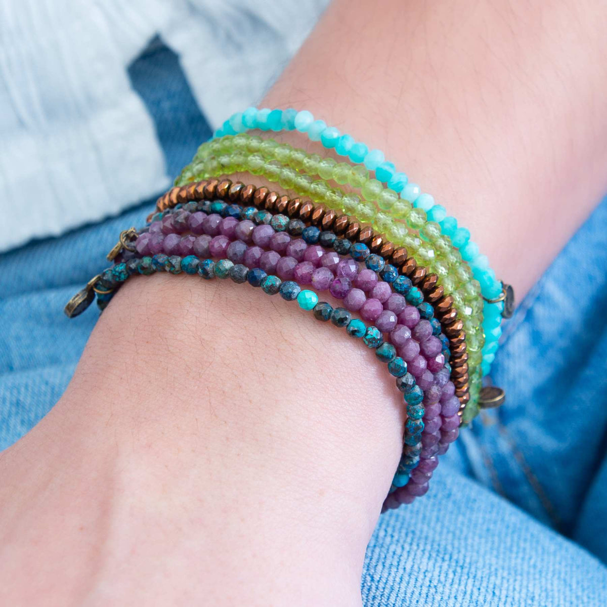 Amazonite Mini Gemstone Bracelet